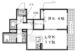 STAR ONE【302号室】の間取り