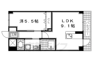 京都府宇治市小倉町【マンション】の間取り