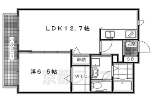 クラヴィエコート【203号室】の間取り