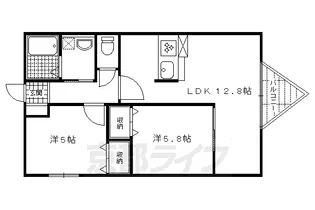 Lepic【103号室】の間取り