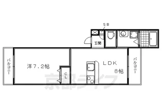 第2吉田ハイツ【202号室】の間取り