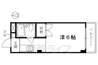 第二日吉ハイツ【405号室】の間取り