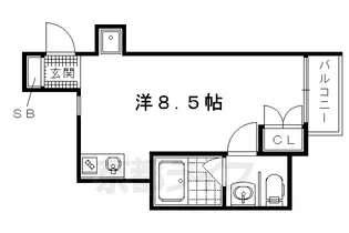Gran de Court Shugakuin【203号室】の間取り