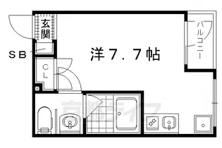 グランデコート修学院【205号室】の間取り