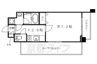 ヴィラ岡崎神宮【4階】の間取り