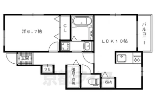 浄雲クワトロ【1階】の間取り