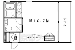 Y’s court吉田【101号室】の間取り