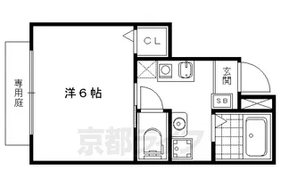 ファミール吉葉【103号室】の間取り