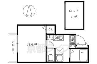 ファミール吉葉【202号室】の間取り