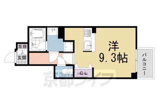 EXCEED北白川【2階】の間取り