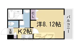 京都府城陽市平川【マンション】の間取り