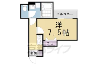 Rolls Links 修学院【204号室】の間取り