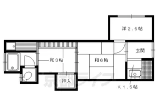 泉川アパート【105号室】の間取り