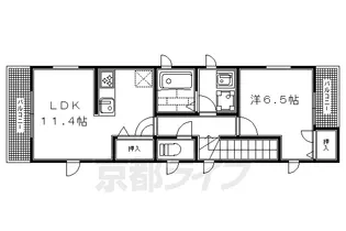 アンブレーム甚Ⅲ【201号室】の間取り