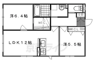 Park Side YUKI【101号室】の間取り