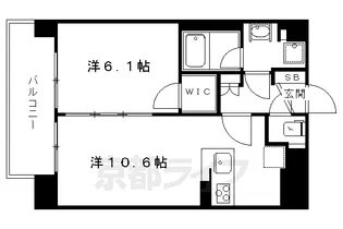 プレサンス京大前【207号室】の間取り