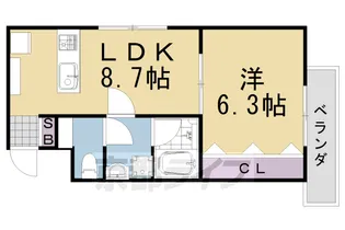 シャルレ12番館【301号室】の間取り