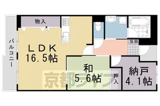 Mieux 花水木 弐番館【202号室】の間取り