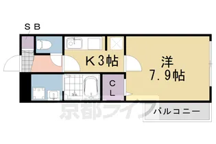 ライジングサン雅【3階】の間取り