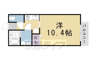 ハイムOLIVE【103号室】の間取り