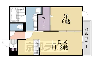 プレジール【105号室】の間取り