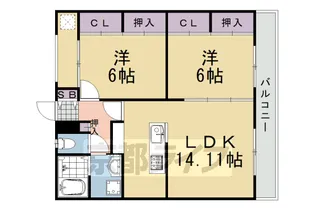 プリマヴェーラⅠ【302号室】の間取り