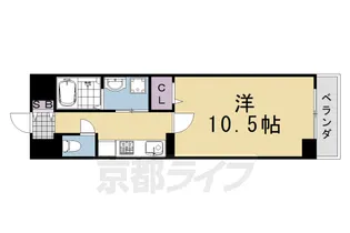 D・マローネ 桂【3階】の間取り