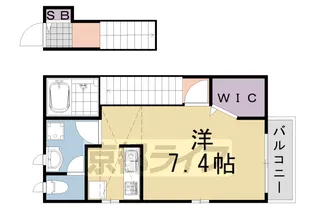 シェソワ【202号室】の間取り