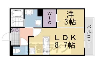 パインコート【102号室】の間取り