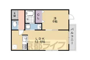 アザレ【202号室】の間取り