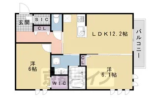 ルシア【301号室】の間取り