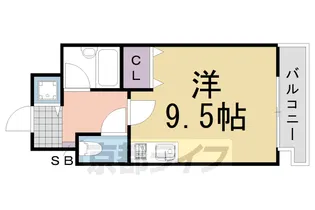 パサディナ・パーク【502号室】の間取り