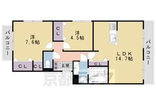 さくらテラス【2階】の間取り