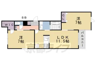 ShaMaison La Luce【103号室】の間取り