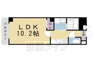京都府京都市南区久世中久世町2丁目【マンション】の間取り