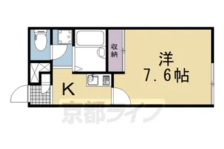 レオパレス久世大築【2階】の間取り