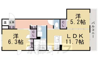 シャーメゾン昴【302号室】の間取り
