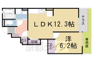 プリムローズ【1階】の間取り