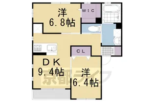 メルベーユ【201号室】の間取り