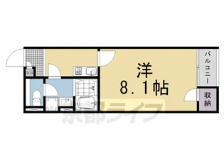 レオネクスト天【106号室】の間取り