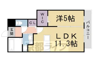 Brilliant京【3階】の間取り