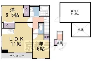 Nourish Cosiyo【2階】の間取り