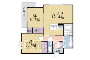 ソフィア【301号室】の間取り