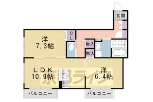 ソフィア【303号室】の間取り