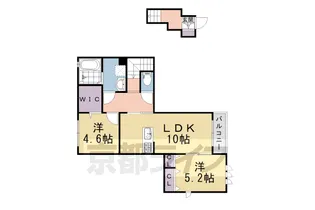 ボン シック コウエイ【202号室】の間取り
