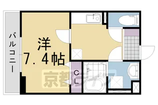 ティープラント朝日【1階】の間取り