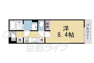 リブリ・長岡京【2階】の間取り