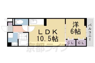 glanz CLK いちご館【3階】の間取り