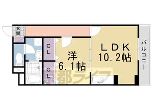 エスポワール【2階】の間取り
