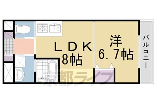 S・Creek長岡京【2階】の間取り